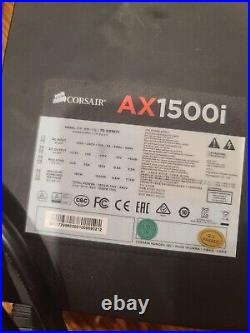 1500W Corsair Modular Power Supply AX1500i PSU 80 Plus Titanium GOOD Condition B