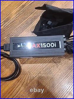 1500W Corsair Modular Power Supply AX1500i PSU 80 Plus Titanium GOOD Condition B