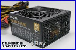 1600w 110v 240v Power Supply for GPU Mining Similar to Corsair