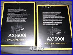 2X CORSAIR AX1600i 1600w ATX 80+ Titanium Certified Power Supply PSU MINING