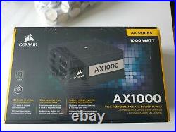 AX Series AX1000 1000 Watt 80 PLUS Titanium Certified Fully Modular ATX PSU