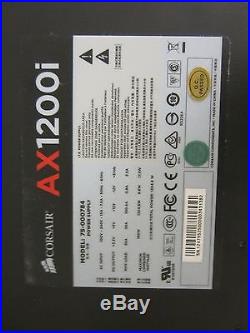 AX1200i Corsair Digital ATX Power Supply (with AX1500i Box, Manuals)