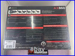 AX860 ATX Power Supply 860 Watt 80 PLUS PLATINUM Certified Fully-Modular PSU