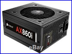 AXi Series, AX860i, 860 Watt (860W), Fully Modular Digital Power Supply, 80+