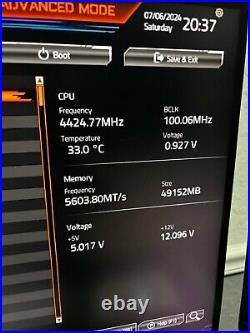 B650M AorusEliteAX Ryzen9 7900x3D +48Gb Mem 2x1TB SSD Evangelion AIO 1000W PSU