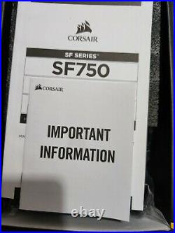 BRAND NEW! Corsair SF750 750 Watt SFX 80+ Platinum Certified SFF PSU