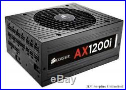 Black 1200 Watt Axi Watt Fully Modular Digital Power Platinum Year Warranty
