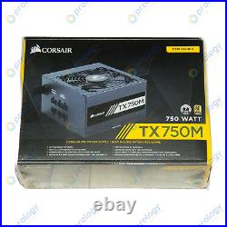 Brand New CORSAIR TX750M 750W 80 Plus Gold Power Supply 180DaysWty