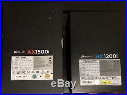 Bundle 3x Corsair AX1500i, 1x HX1200i (new), 1x RM850X ATX Modular PSU