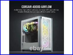 CORSAIR 4000D AIRFLOW Tempered Glass Mid-Tower ATX PC Case with RM850W PSU