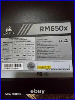 CORSAIR 650 W 80 PLUS GOLD Certified Fully Modular Power Supply RM650x