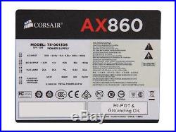 CORSAIR AX Series AX860 860W 80 PLUS PLATINUM Haswell Ready Full Modular ATX12V