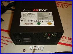 CORSAIR AX1200i 1200W 80 PLUS Platinum Power Supply Nocua Fan NF-A14 iPPC HH1087