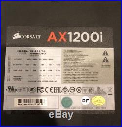 CORSAIR AX1200i 1200W AXi PSU Power Supply ATX 80 PLUS PLATINUM Fully Modular