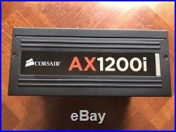 CORSAIR AX1200i Digital 1200W 80 PLUS PLATINUM (WITH CABLES) MINT! FAST SHIP
