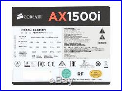 CORSAIR AX1500i CP-9020057-NA/RF 1500W ATX12V / EPS12V 80 PLUS TITANIUM certifie