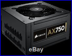 CORSAIR AX750 CMPSU-750AX 80 PLUS Gold Certified Fully-Modular Power Supply