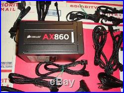 CORSAIR AX860 860W Full Modular Digital Power Supply 80+ Platinum h1243