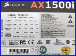 CORSAIR AXi Series AX1500i Digital 1500W 80 PLUS TITANIUM Fully Modular