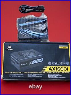 CORSAIR AXi Series AX1600i 1600W ATX 80 PLUS TITANIUM ALL CABLES INCUDED