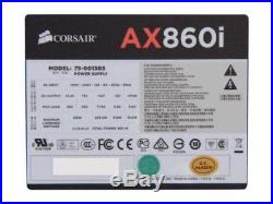 CORSAIR AXi Series AX860i Digital 860W 80 PLUS PLATINUM Haswell NEW SEALED PSU