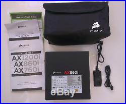 CORSAIR AXi Series AX860i Digital ATX Power Supply + Corsair Cable Kit, Red