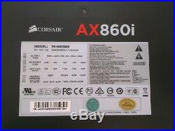 CORSAIR AXi Series AX860i Digital ATX Power Supply + Corsair Cable Kit, Red