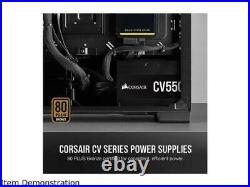 CORSAIR CV Series CV550 CP-9020210-NA 550W ATX12V 80 PLUS BRONZE Certified