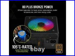 CORSAIR CX-F RGB Series CX650F RGB 650W 80 PLUS Bronze Fully Modular ATX Power