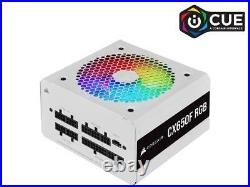CORSAIR CX-F RGB Series CX650F RGB White 650W 80 PLUS Bronze Fully Modular ATX P