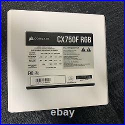 CORSAIR CX-F RGB Series CX750F RGB 80 PLUS Bronze Fully Modular White ATX P