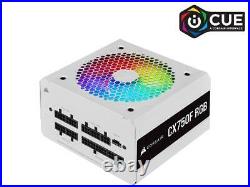 CORSAIR CX-F RGB Series CX750F RGB White 750W 80 PLUS Bronze Fully Modular AT