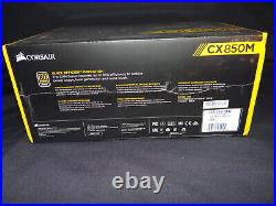 CORSAIR CX850M, 850 Watt, 80+ Bronze Certified, Modular ATX Power Supply