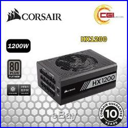 CORSAIR HX Series, HX1200, 1200 Watt, 80+ Platinum Certified, Fully Modular