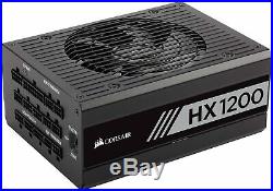 CORSAIR HX Series, HX1200, 1200 Watt, 80+ Platinum Certified, Fully Modular Powe