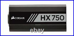 CORSAIR HX Series, HX750, 750 Watt, 80+ Platinum Certified, Fully Modular Pow