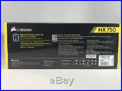 CORSAIR HX Series, HX750, 750 Watt, 80+ Platinum, Fully Modular Power Supply