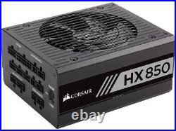 CORSAIR HX Series, HX850, 850 Watt, 80+ Platinum Certified, Fully Modular