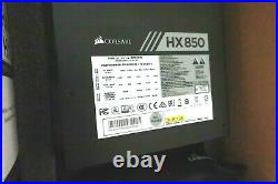 CORSAIR HX Series, HX850, 850 Watt, 80+ Platinum Certified, Fully Modular Power