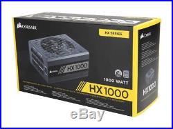 CORSAIR HX1000 1000W 80 PLUS PLATINUM ATX Full Modular Power Supply Unit PSU