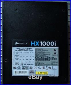 CORSAIR HXi Series HX1000i 1000W 80 PLUS PLATINUM Full Modular ATX Power Supply