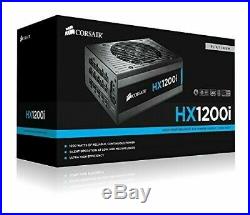 CORSAIR HXi Series, HX1200i, 1200 Watt, 80+ Platinum Certified Fully Modular PSU
