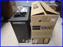 CORSAIR Obsidian Series 550D Mid-Tower Quiet Case with 650 watt PSU and blu ray