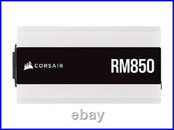 CORSAIR RM Series (2021), White, RM850, 850 Watt, 80 Plus Gold Certified