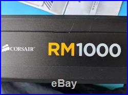 CORSAIR RM1000 Fully Modular Power Supply 80+ Gold ATX 1000 watt all cables