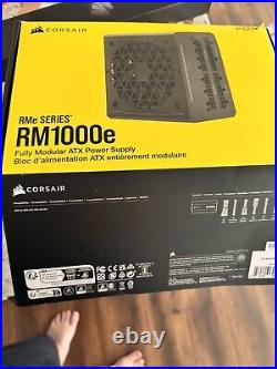 CORSAIR RM1000e FULLY MODULAR LOW NOISE POWER SUPPLY- 1000W 80+ Gold 2mo Old