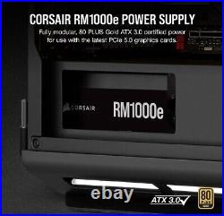 CORSAIR RM1000e Fully Modular Low-Noise ATX Power Supply ATX 3.0 & PCIe 5.0 Co