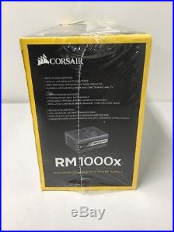 CORSAIR RM1000x 1000 Watt 80+ Gold Certified Fully Modular Power Supply New