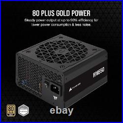 CORSAIR RM650 80 Plus Gold Fully Modular Low-Noise ATX 650 Watt Power Supply