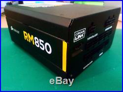 CORSAIR RM850 Watt Power Supply Fully Modular Boxed Excellent Condition